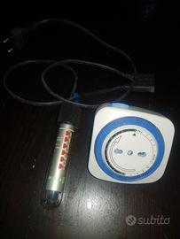 Termostato e timer per rettilario