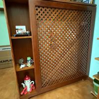 Copritermosifone in noce + 3 mensole