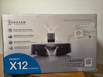 ECOVACS X12 OMNICYCLONE robot aspirapolvere 
