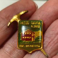 Spilla/distintivo Passo Gavia e Rifugio Bonetta