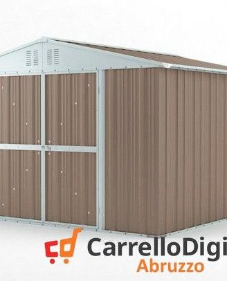 Box struttura lamiera Acciaio 327x307 tortora
