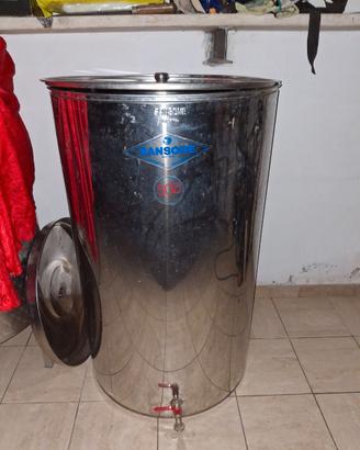 Botte d'acciaio 500Lt.