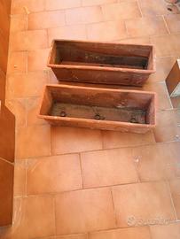 FIORIERE DA BALCONI IN FERRO BATTUTO ARTIGIANALE