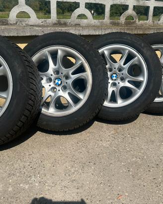 4 cerchi e 4 gomme per BMW x3 215/60 R 17 fulda MS