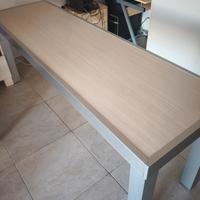 Scrivania 2 METRI x 59 TUMIDEI ALLUMINIO