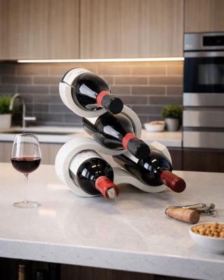 legante portabottiglie da vino stampato in 3d