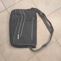 tracolla BMW grigia borsa Messenger pc