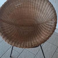 Poltrone vimini anni 70