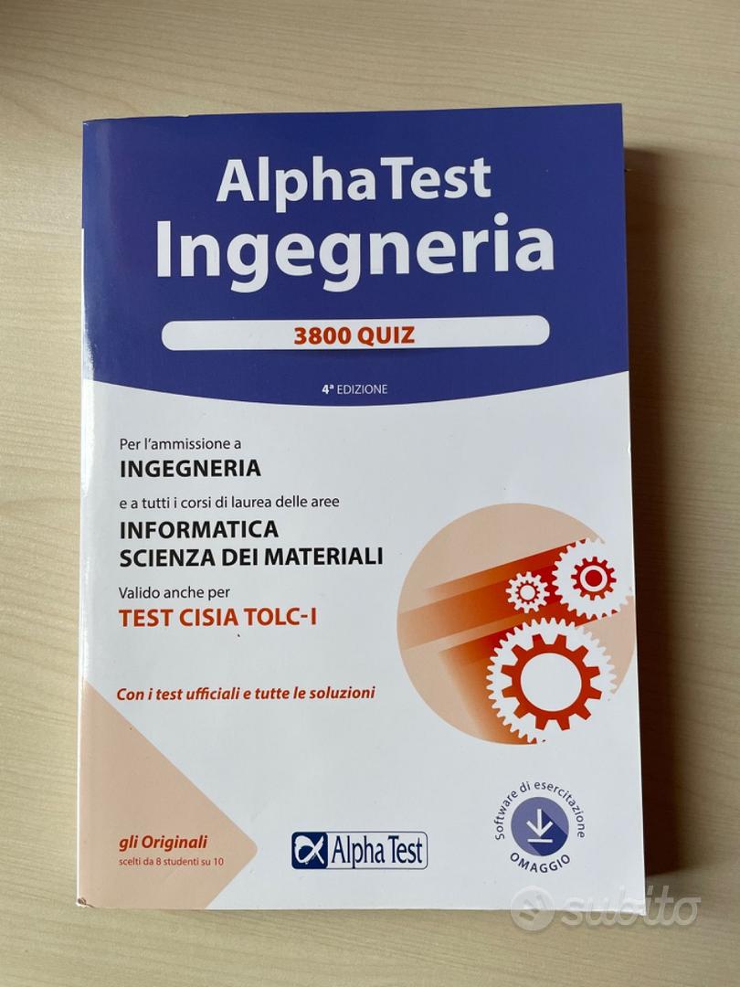 Alpha test ingegneria - Libri e Riviste In vendita a Bologna