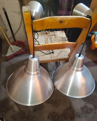 Coppia lampade a sospensione - stile industriale 
