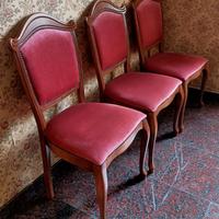 6 Sedie in legno per salotto o sala da pranzo.