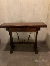 Tavolo antico pieghevole + mobile scrivania
