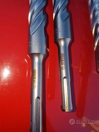 Punte SDS Wurth per trapano Milwaukee 4 PEZZI