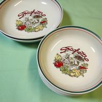 Servizio piatti da spaghetti in ceramica