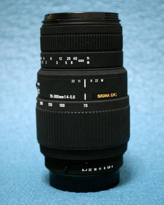 Obiettivo Sigma 70-300 mm per Pentax K LEGGI BENE