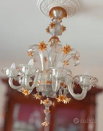 Lampadario vetro Murano