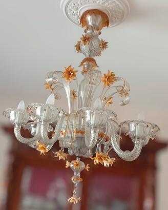 Lampadario vetro Murano