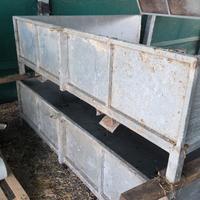 cassone per trattore zincato