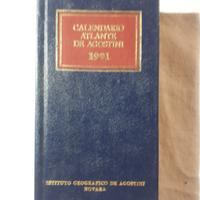 piccolo calendario Atlante De Agostini 1991