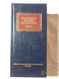 piccolo calendario Atlante De Agostini 1991