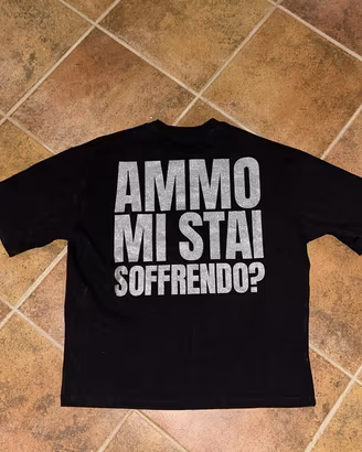 T-shirt Nera Oversize