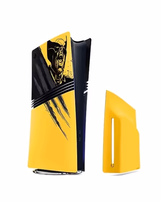 ✅PS5 Pro Cover Marvel Wolverine Battle Yellow
