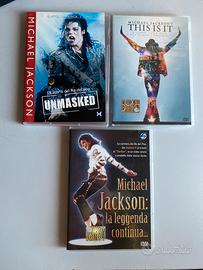Lotto 3 DVD originali Michael Jackson