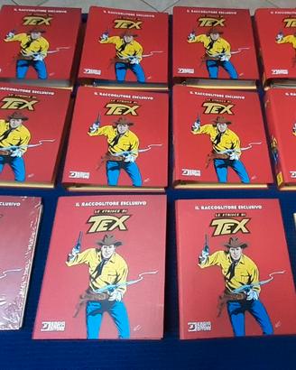 12 serie Tex a strisce anastatiche