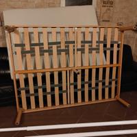 rete in legno con materasso una piazza e mezza 