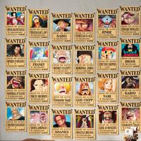 Set 24 Poster Wanted One Piece - Taglie Ricercati 