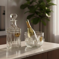 Set Bar vintage Riccadonna -Glacette + Decanter