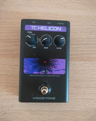 tc helicon voicetone X1 megaphone & distortion