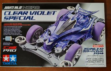 Mini 4wd Avante mk3 Nero Clear Violet Special