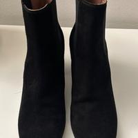 L'autre chose Stivaletto camoscio Nero