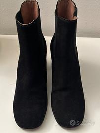 L'autre chose Stivaletto camoscio Nero