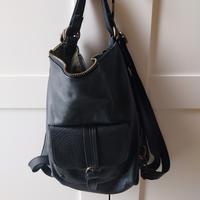 Borsa/zaino in vera pelle