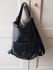 Borsa/zaino in vera pelle