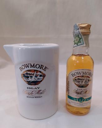 Mignon Bowmore 12y Islay scotch whisky caraffa