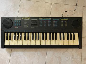 Tastiera pianola vintage Bontempi System 5 BT805