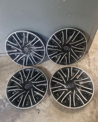 4 Copricerchi Lancia Ypsilon 15" Bicolore