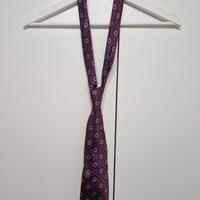 cravatta uomo 100% seta made in Italy