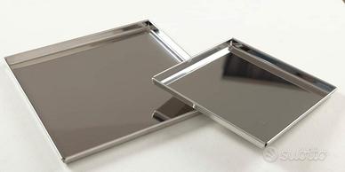 vassoi inox specchiato 