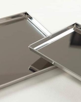 vassoi inox specchiato 