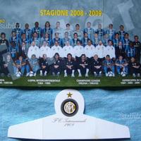 Cartoncino rosa inter 2008/09 autografato