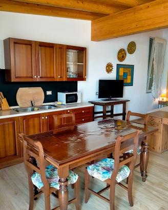 Bilocale arredato con giardino privato
