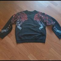 Felpa Iuter con tigri ricamate - M