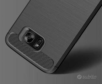 Cover Samsung s6 edge nera in silicone