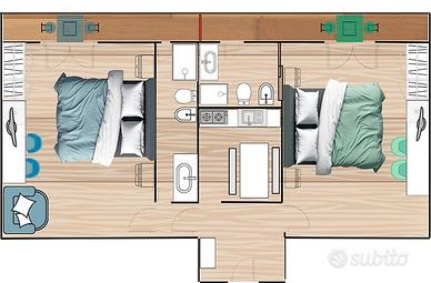 Camera da letto a chiavari