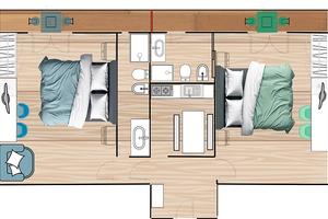 Camera da letto a chiavari