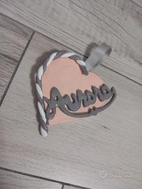 Decorazione, Cuore in legno personalizzabile